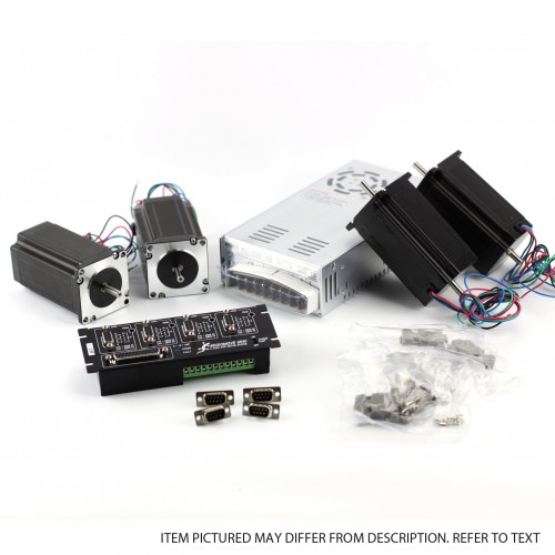 G540 4-Axis NEMA23 381oz in, PSU 48V/12.5A