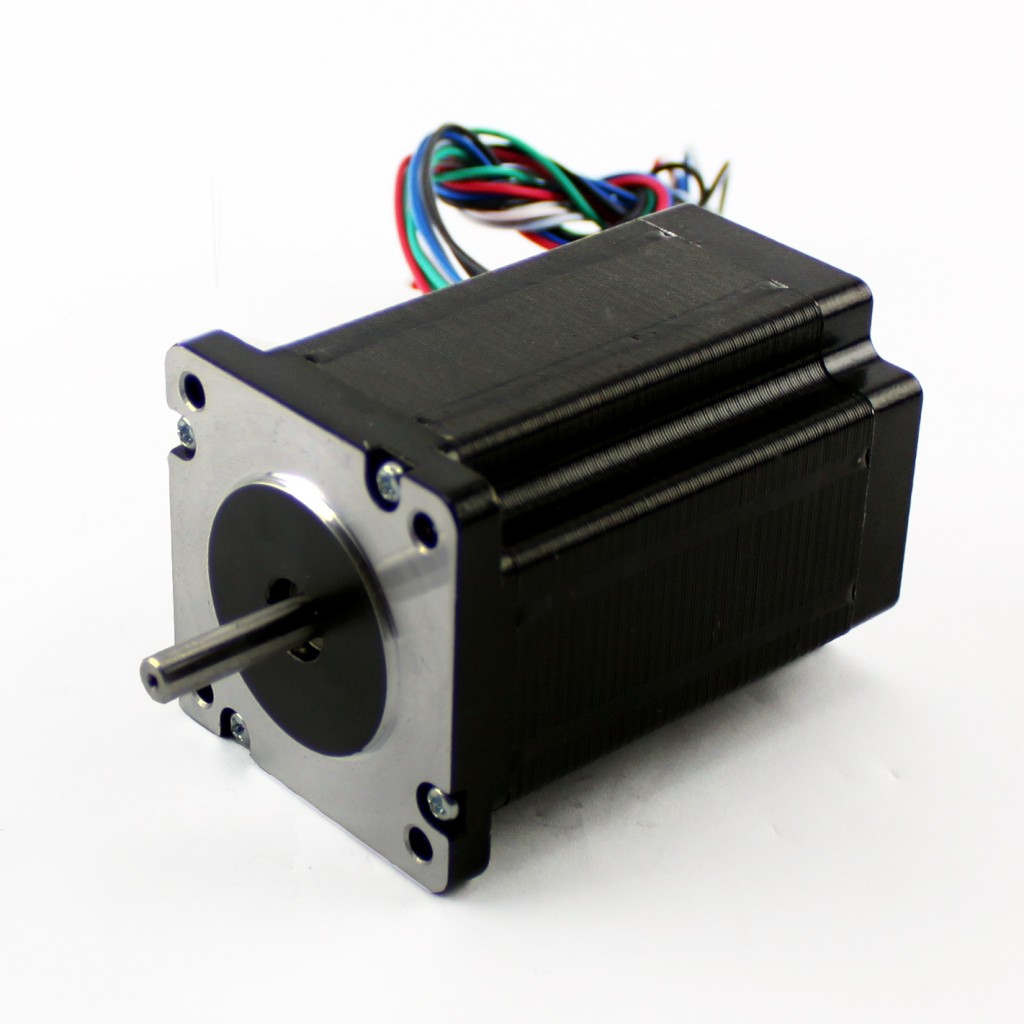 NEMA23 425oz/in 2.8A Stepper Motor ¼” Dual shaft (KL23H286-20-8B)