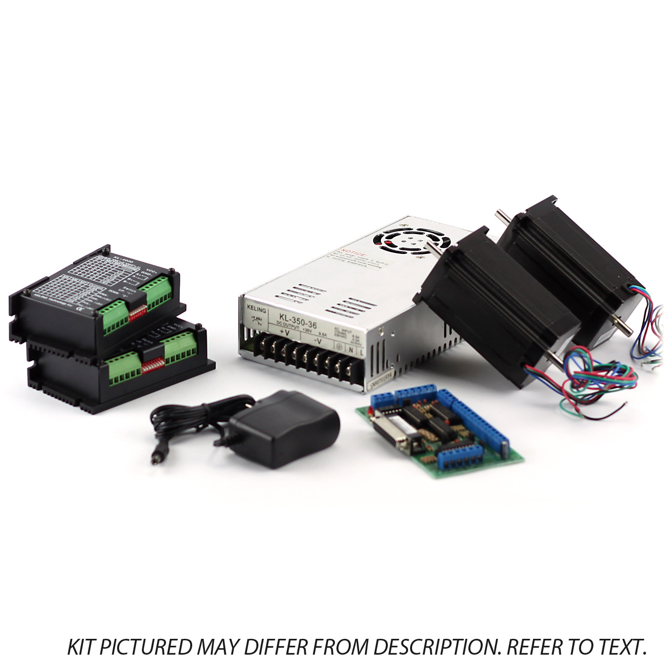 2-Axis NEMA23 CNC Kit 570 oz in KL-5056 Stepper Driver)