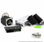 G540 3-Axis NEMA23 381oz in PSU48V/7.3A, dual shaft Stepper Motor