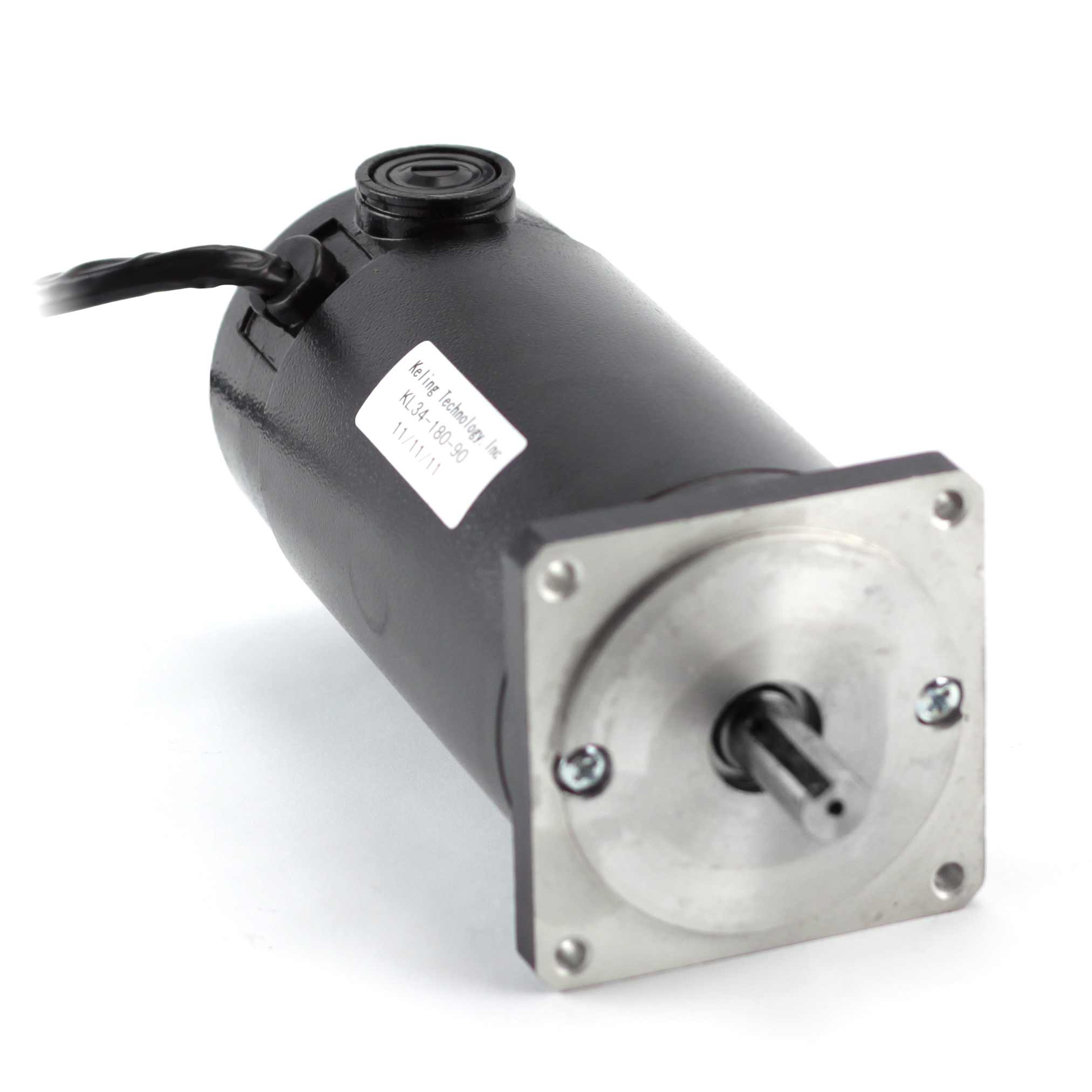 NEMA34 1125oz/in Dual Shaft Servo Motor KL34-180-90, SKEWED ROTOR 