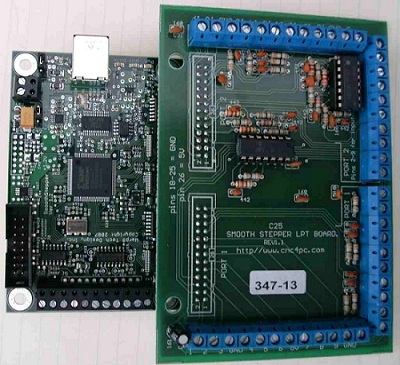 6 axis USB SmoothStepper Motion Control Board with Terminals for Mach3