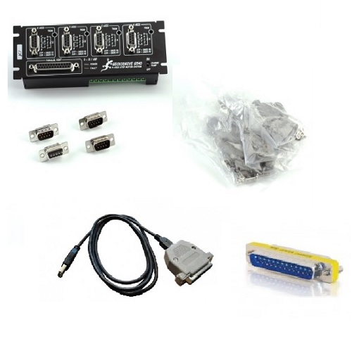 1pcs Gecko Diver G540 4 Axis Driver, Current Version with 1pcs UC100, USB Connection