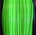 ABS Filament 1.75mm Dia,  NEON Green, on Spool, 1Kg/2.2Ibs