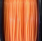 ABS Filament 1.75mm Dia, NEON Orange, on Spool, 1Kg/2.2Ibs