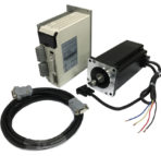 110AC NEMA34 Closed Loop Stepper Motor, Driver Hybrid Servo Kit,1699 oz-in, Shaft size 1/2″