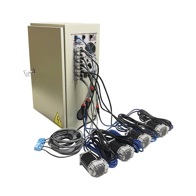 4 Axis CNC Teknic NEMA23 Servo Motor Controller with Ethernet Connection, 492 oz-in