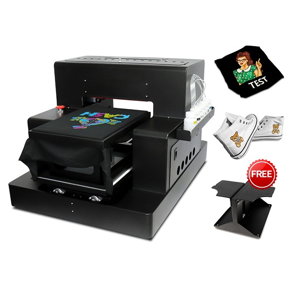 A3 Flatbed DTG Printer for T-Shirt, Canvas Shoes, and Bag Inkjet Printing Machine